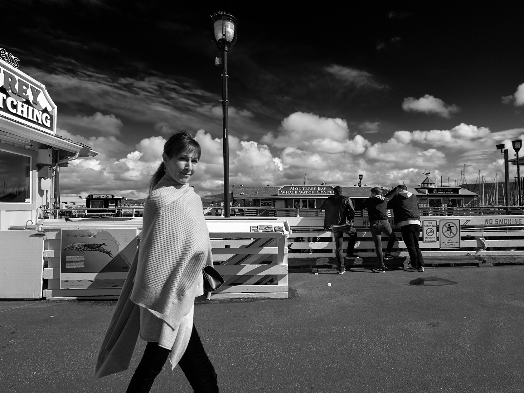 boardwalk woman